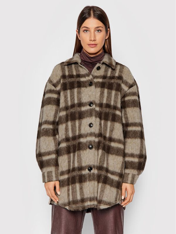 Gestuz Gestuz Вълнено палто Rina 10904773 Цветен Loose Fit