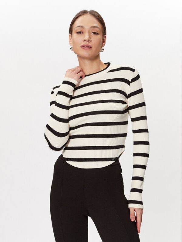 Gina Tricot Gina Tricot Блуза 20400 Екрю Regular Fit