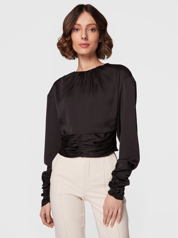 Gina Tricot Gina Tricot Блуза Jonna 17749 Черен Regular Fit