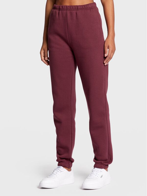 Gina Tricot Gina Tricot Долнище анцуг Basic 87590 Бордо Regular Fit