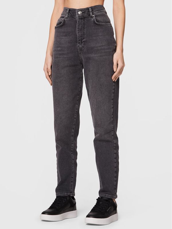 Gina Tricot Gina Tricot Дънки Comfy 86122 Сив Mom Fit