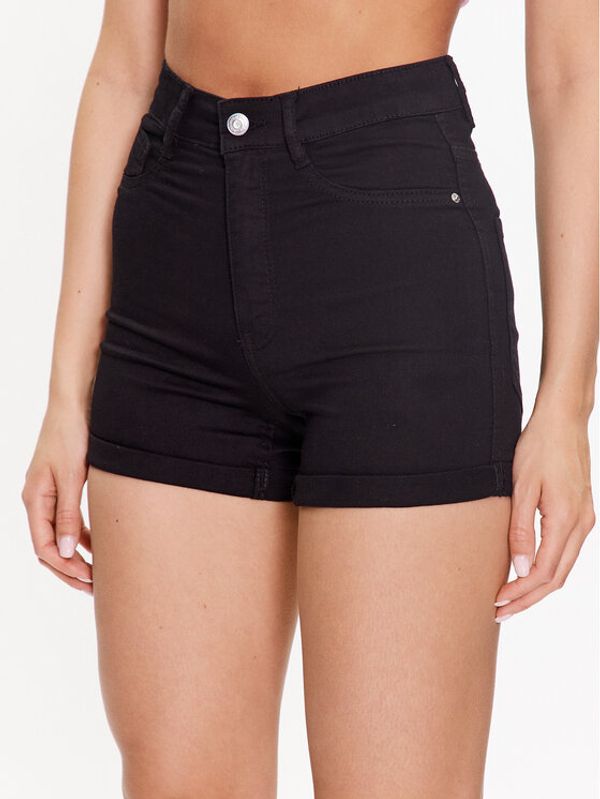 Gina Tricot Gina Tricot Дънкови шорти Molly denim shorts 88291 Черен Regular Fit