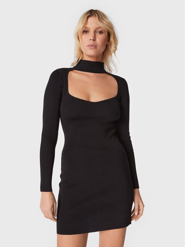 Gina Tricot Gina Tricot Ежедневна рокля 17853 Черен Slim Fit