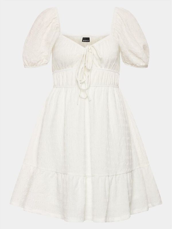 Gina Tricot Gina Tricot Ежедневна рокля 19531 Бял Regular Fit