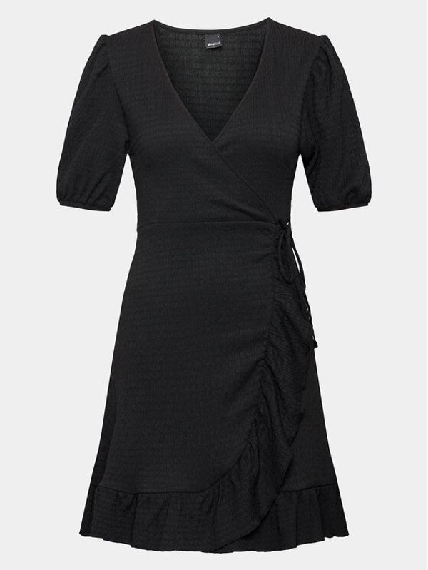 Gina Tricot Gina Tricot Коктейлна рокля 20005 Черен Regular Fit