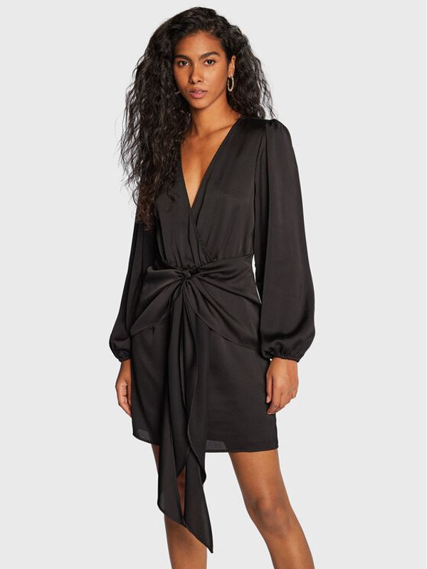 Gina Tricot Gina Tricot Коктейлна рокля Rosie 17746 Черен Loose Fit