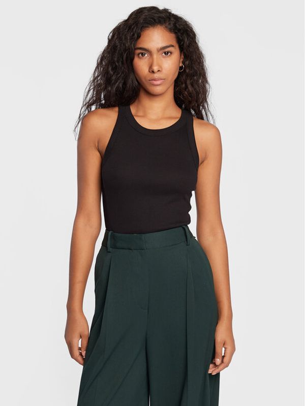 Gina Tricot Gina Tricot Комплект 2 блузи без ръкави 11395 Черен Regular Fit