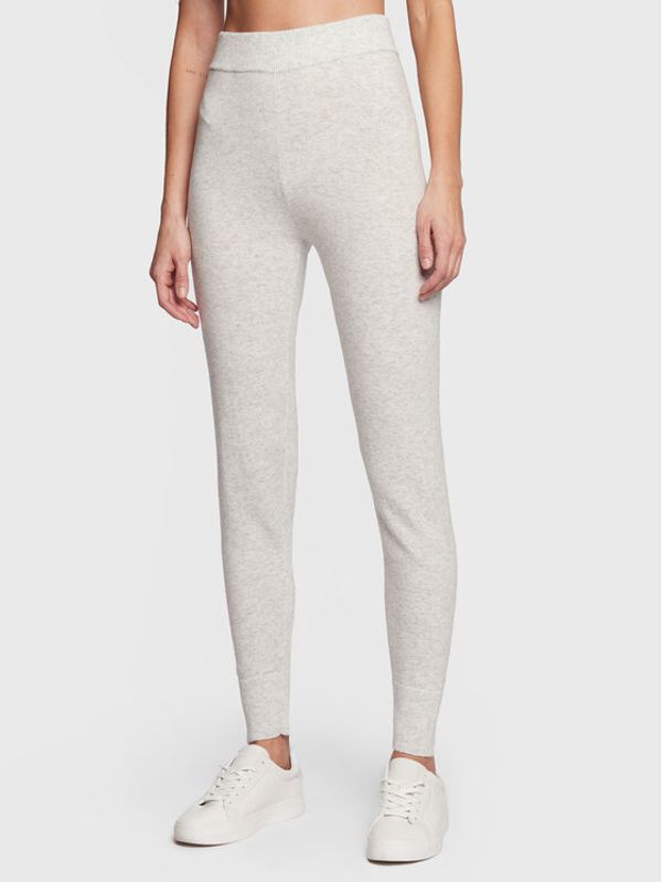 Gina Tricot Gina Tricot Плетени панталони Melia 18114 Сив Slim Fit