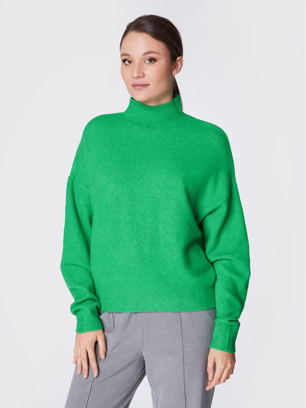 Gina Tricot Gina Tricot Поло Livia 17740 Зелен Relaxed Fit