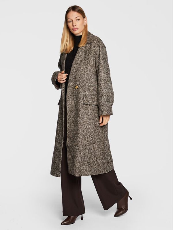 Gina Tricot Gina Tricot Преходно палто Dagny 17762 Кафяв Relaxed Fit