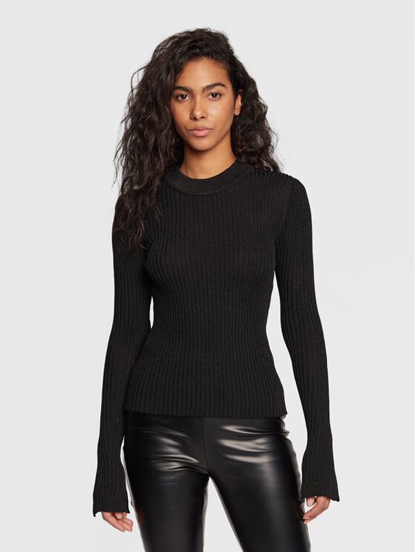 Gina Tricot Gina Tricot Пуловер Bea 18868 Черен Slim Fit