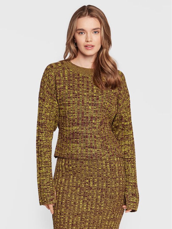 Gina Tricot Gina Tricot Пуловер Beverly 17579 Зелен Regular Fit