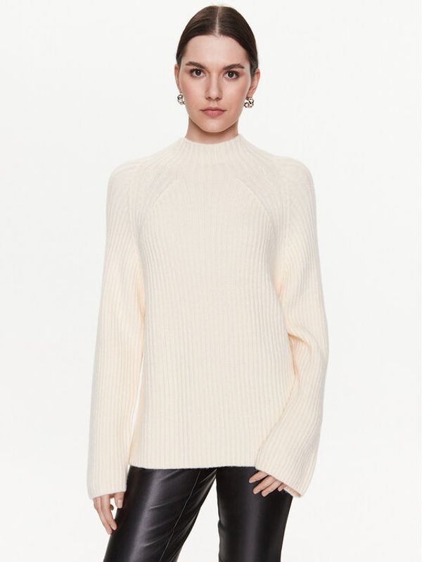 Gina Tricot Gina Tricot Пуловер Felicia 18448 Екрю Regular Fit