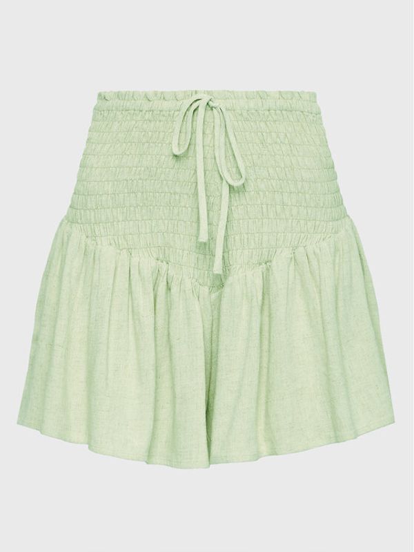 Gina Tricot Gina Tricot Шорти от плат 19970 Зелен Regular Fit