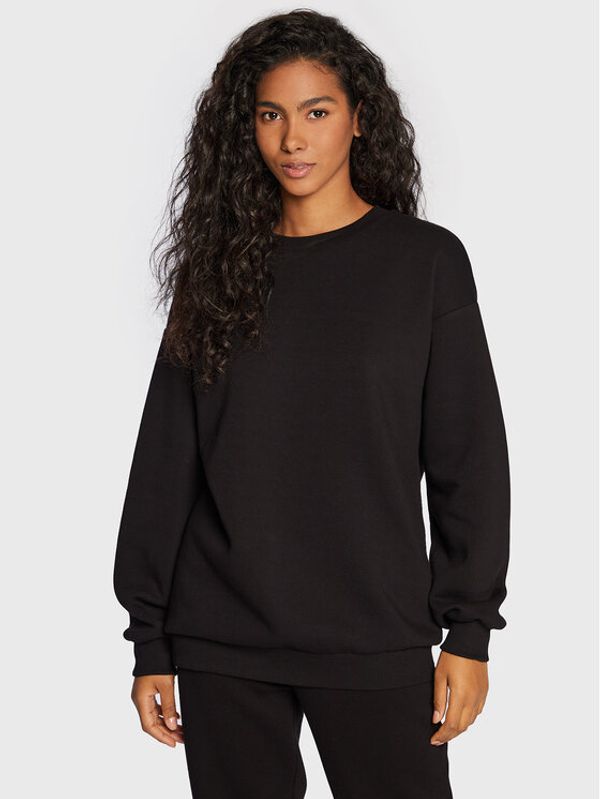 Gina Tricot Gina Tricot Суитшърт Basic 15653 Черен Oversize