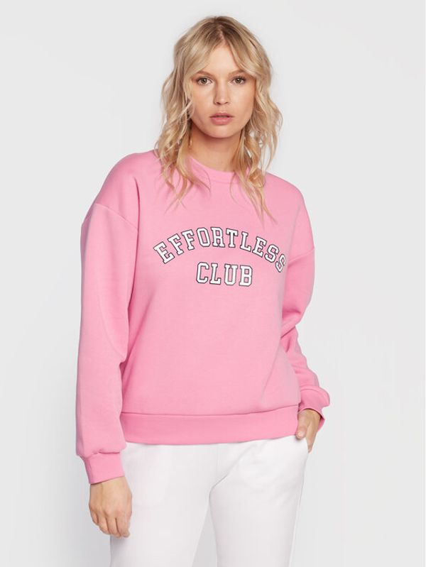 Gina Tricot Gina Tricot Суитшърт Riley 10949 Розов Relaxed Fit