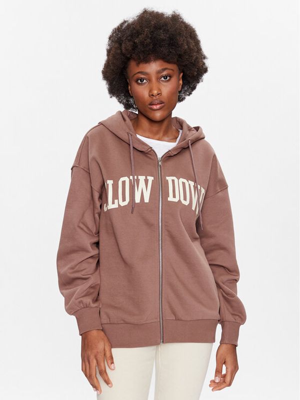 Gina Tricot Gina Tricot Суитшърт Vida 19773 Кафяв Relaxed Fit