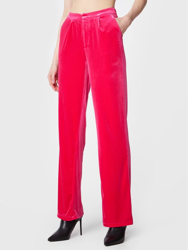 Gina Tricot Gina Tricot Текстилни панталони Maddy 18572 Розов Relaxed Fit