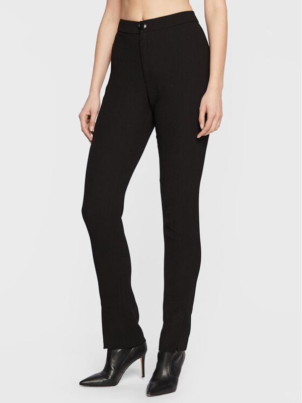 Gina Tricot Gina Tricot Текстилни панталони Stina 17725 Черен Slim Fit