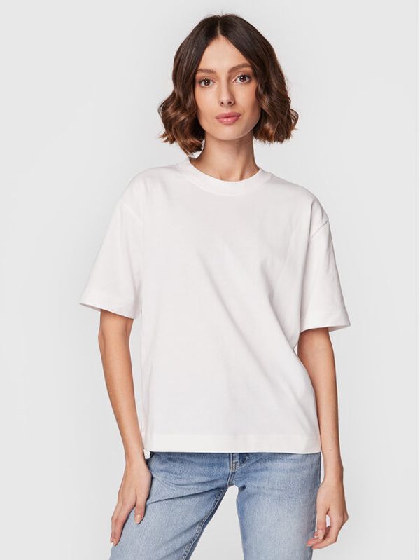 Gina Tricot Gina Tricot Тишърт Basic 10469 Бял Regular Fit