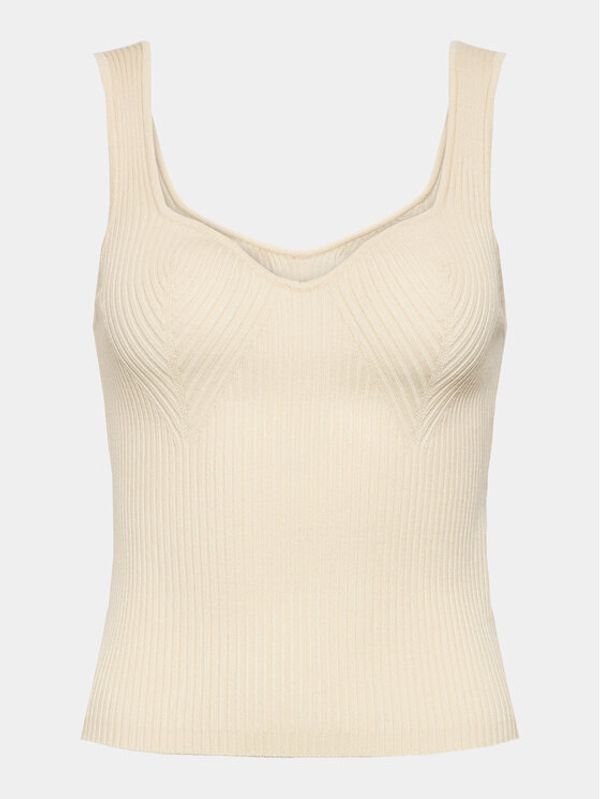 Gina Tricot Gina Tricot топ 19484 Екрю Regular Fit