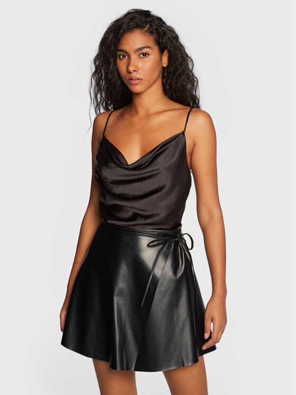 Gina Tricot Gina Tricot топ Sandra 17753 Черен Regular Fit