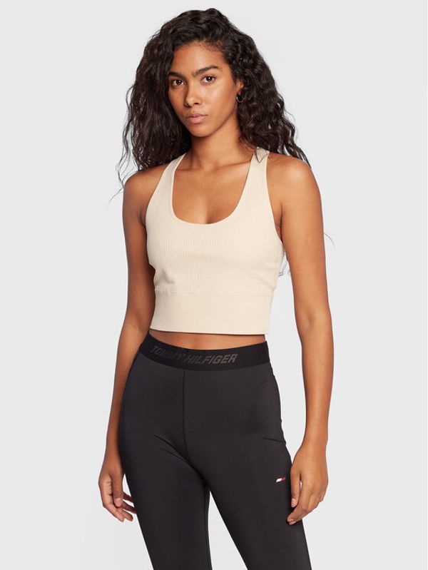 Gina Tricot Gina Tricot топ Sky Seamsless 16533 Бежов Slim Fit