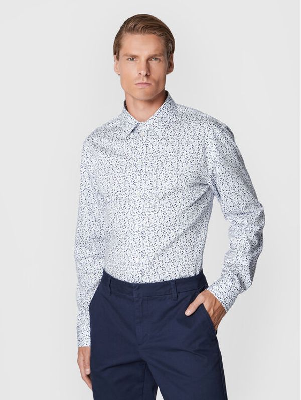 Gino Rossi Gino Rossi Риза Folgaria GR22-KOM505 Бял Regular Fit