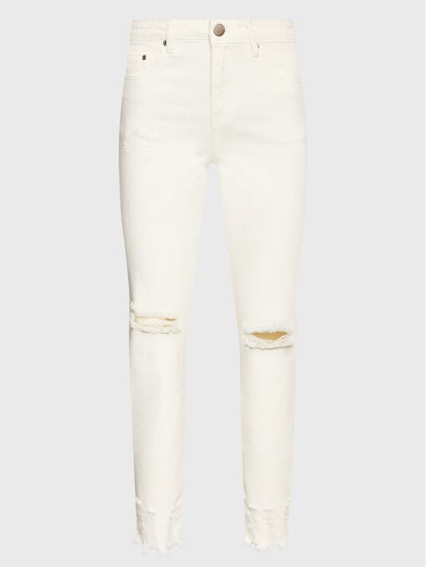 Glamorous Glamorous Дънки KA6641A Бял Regular Fit