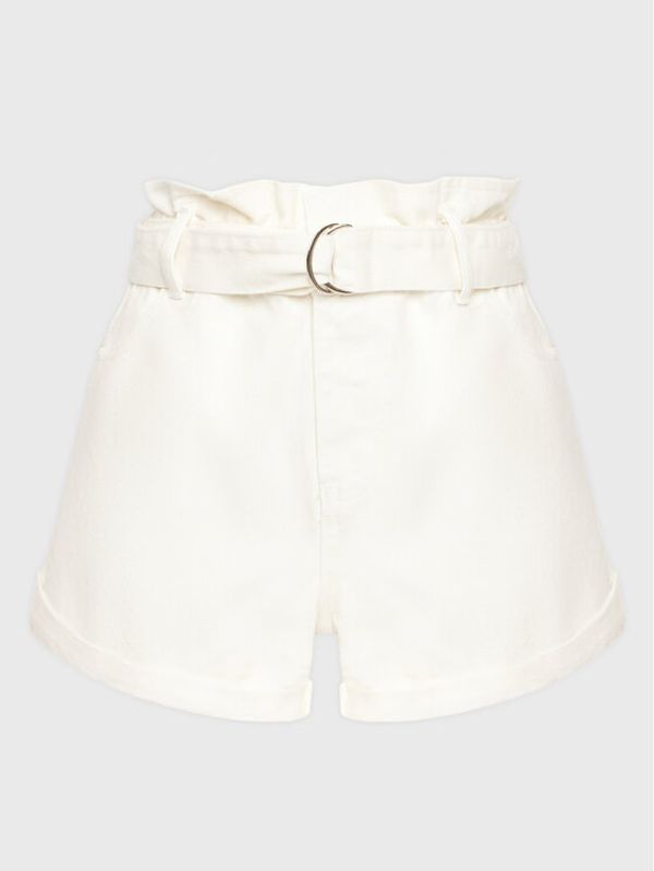 Glamorous Glamorous Дънкови шорти CK6957 Бял Regular Fit