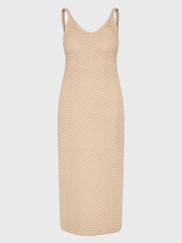 Glamorous Glamorous Ежедневна рокля CA0434 Бежов Slim Fit