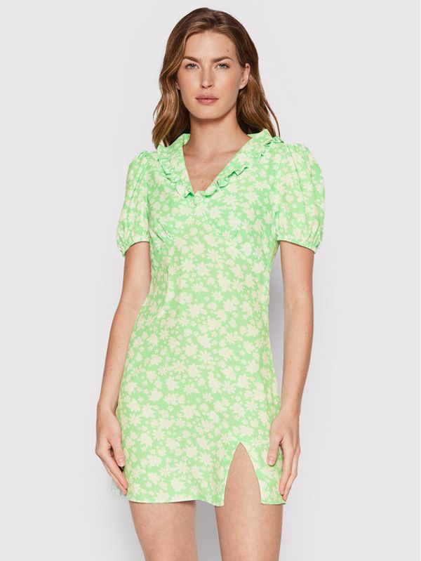 Glamorous Glamorous Ежедневна рокля CK6607 Зелен Slim Fit