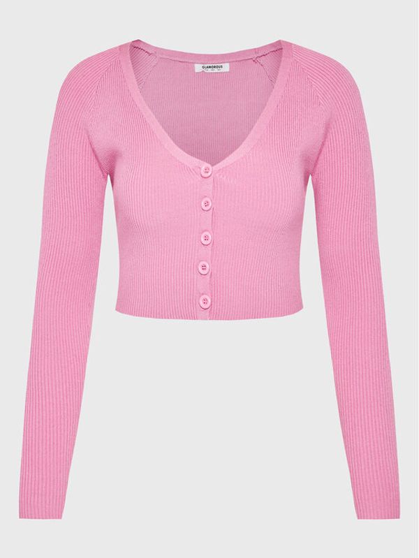 Glamorous Glamorous Кардиган KA6989 Розов Regular Fit