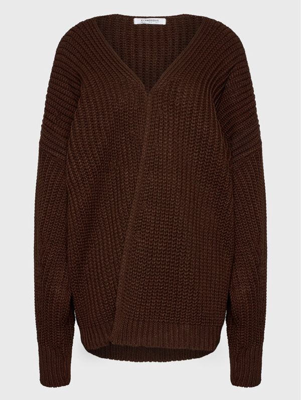 Glamorous Glamorous Кардиган LC1367 Кафяв Relaxed Fit