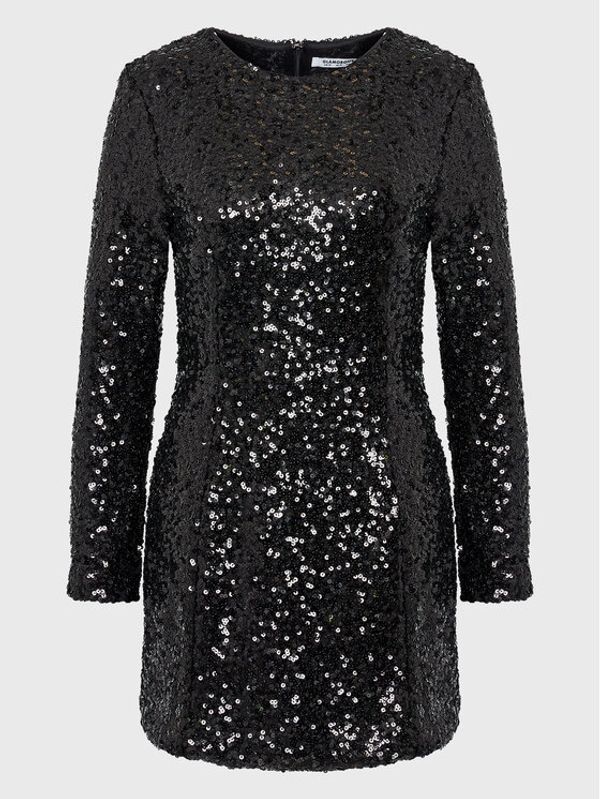 Glamorous Glamorous Коктейлна рокля TM0674 Черен Slim Fit