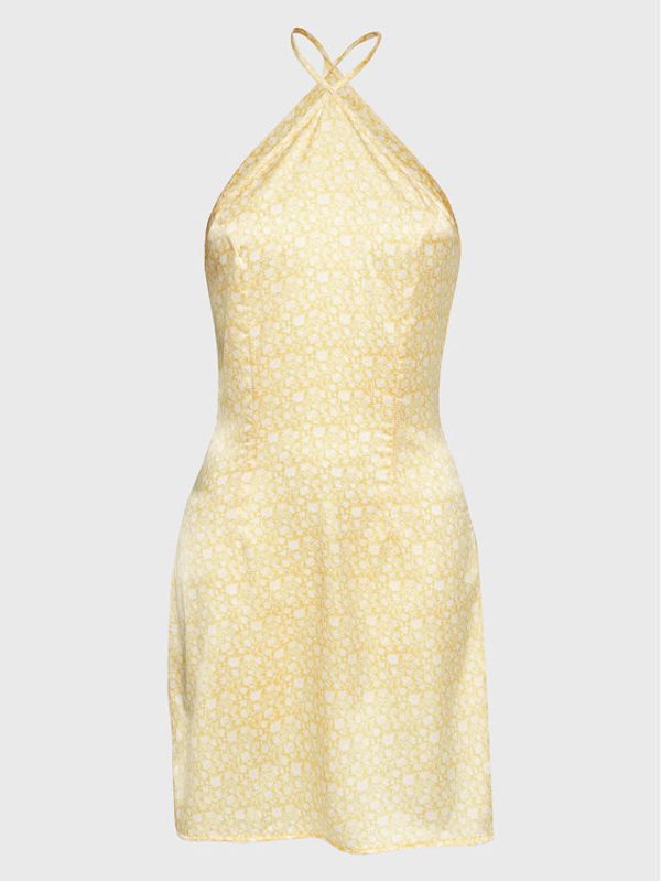 Glamorous Glamorous Лятна рокля CK7010 Жълт Regular Fit