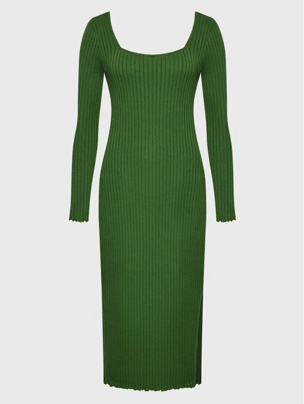 Glamorous Glamorous Плетена рокля CA0334 Зелен Slim Fit