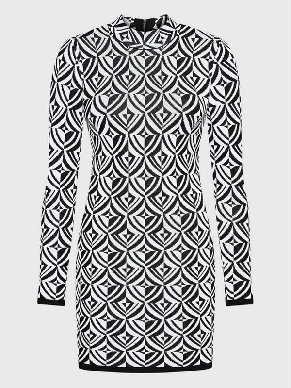 Glamorous Glamorous Плетена рокля CK6805 Черен Slim Fit