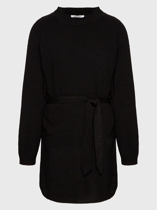 Glamorous Glamorous Плетена рокля LC1029 Черен Regular Fit