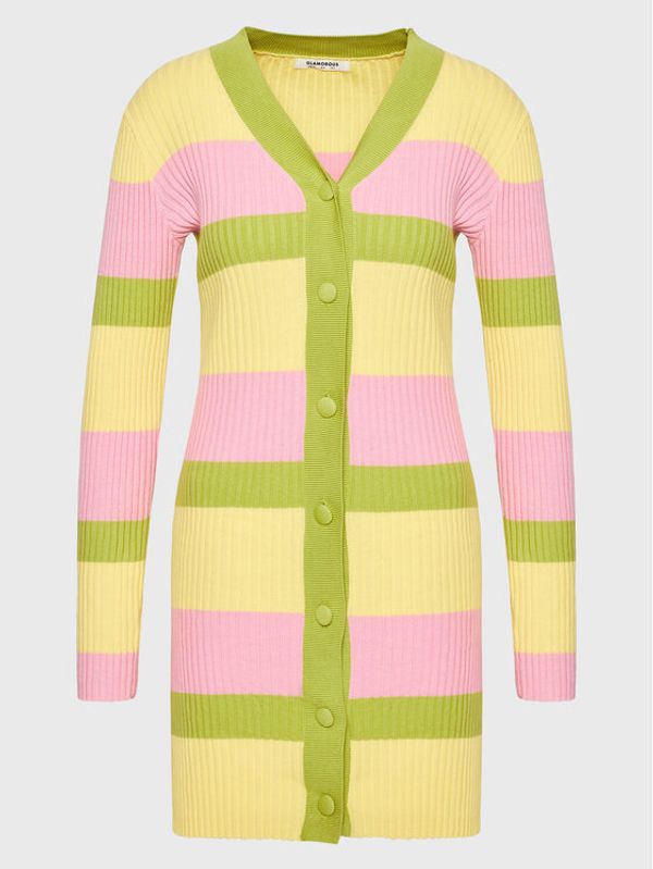 Glamorous Glamorous Плетена рокля TM0812 Цветен Slim Fit