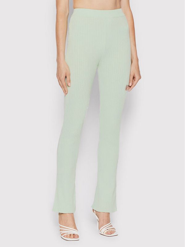 Glamorous Glamorous Плетени панталони AN4192 Зелен Slim Fit
