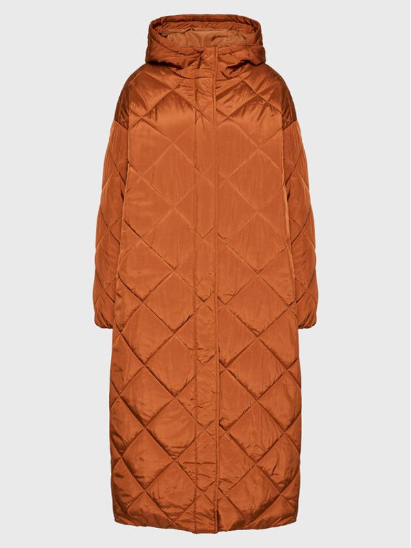 Glamorous Glamorous Пухено яке CK6752 Кафяв Regular Fit