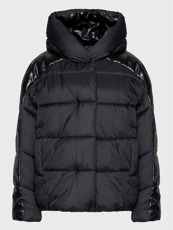 Glamorous Glamorous Пухено яке KA6942 Черен Regular Fit