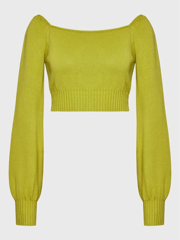 Glamorous Glamorous Пуловер CA0323 Зелен Cropped Fit