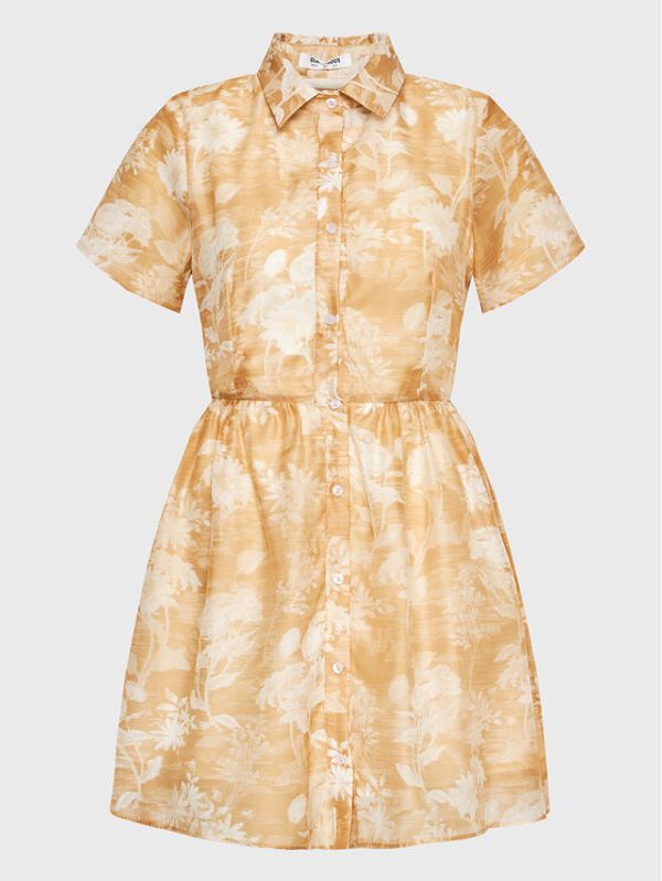 Glamorous Glamorous Рокля тип риза CK6966 Бежов Regular Fit