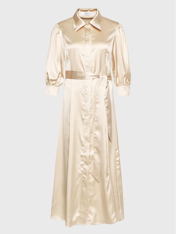Glamorous Glamorous Рокля тип риза GS0470 Бежов Regular Fit