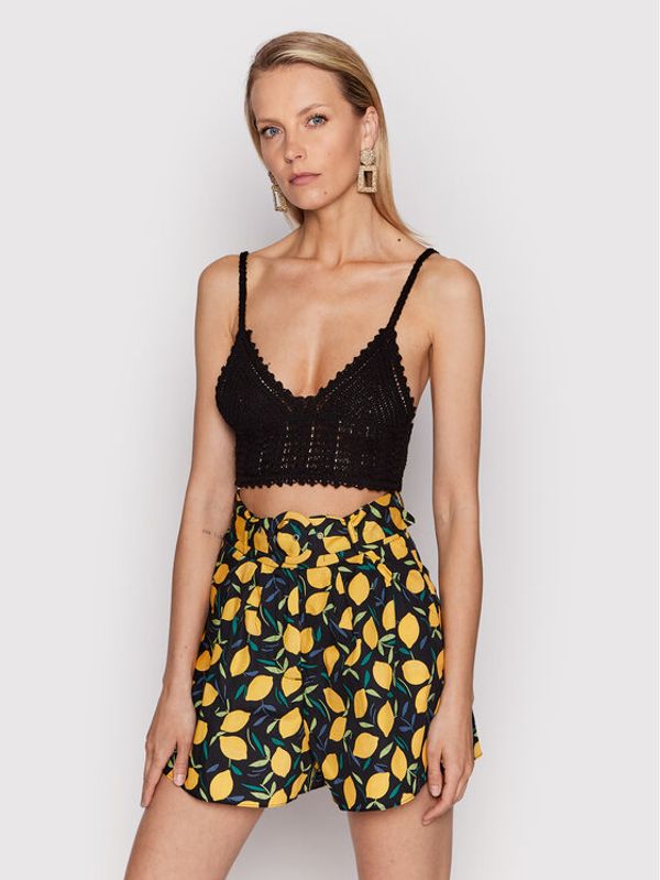 Glamorous Glamorous топ KA6927 Черен Regular Fit