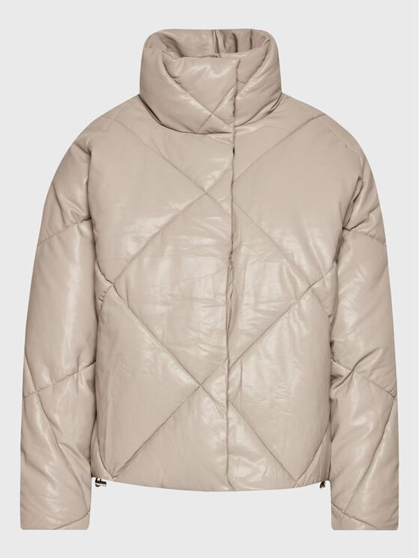 Glamorous Glamorous Яке от имитация на кожа KA6941 Сив Relaxed Fit