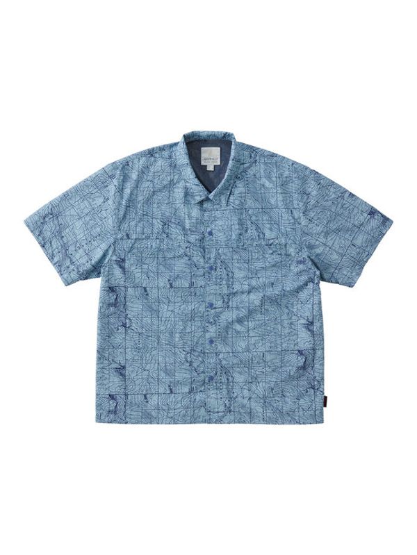 Gramicci Gramicci Риза G3SM-J016 Син Casual Fit