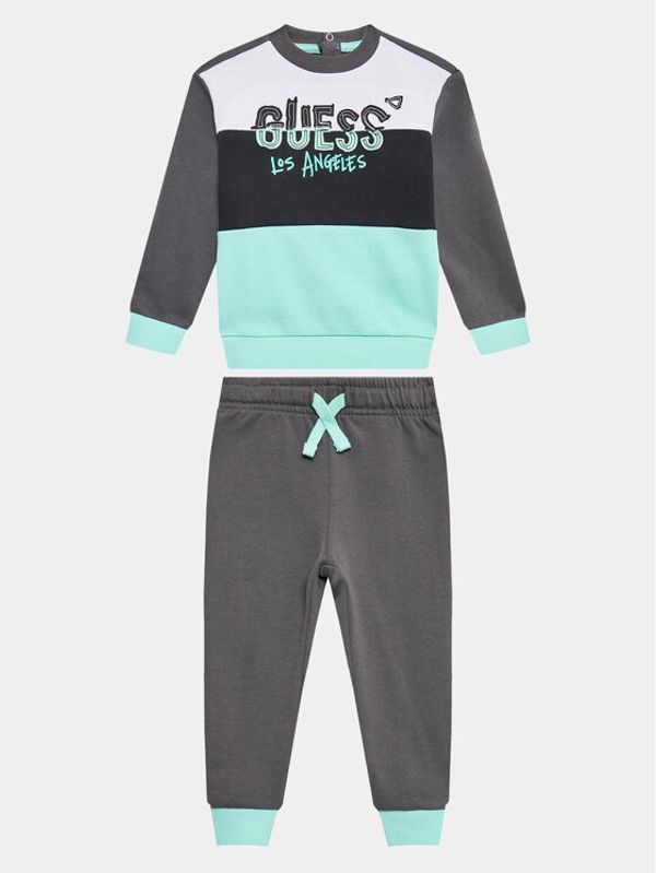 Guess Guess Анцуг I3YG09 KA6R0 Сив Regular Fit